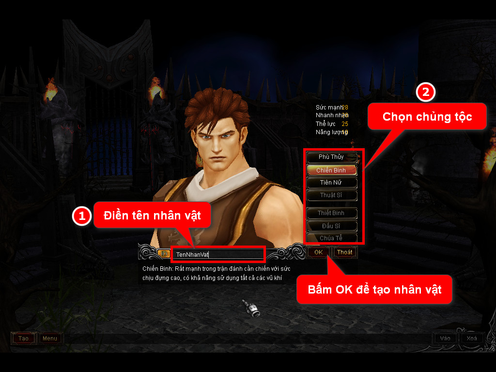 Chức năng chính của Game MU Thánh Địa Chức năng chính của Game MU Thánh Địa